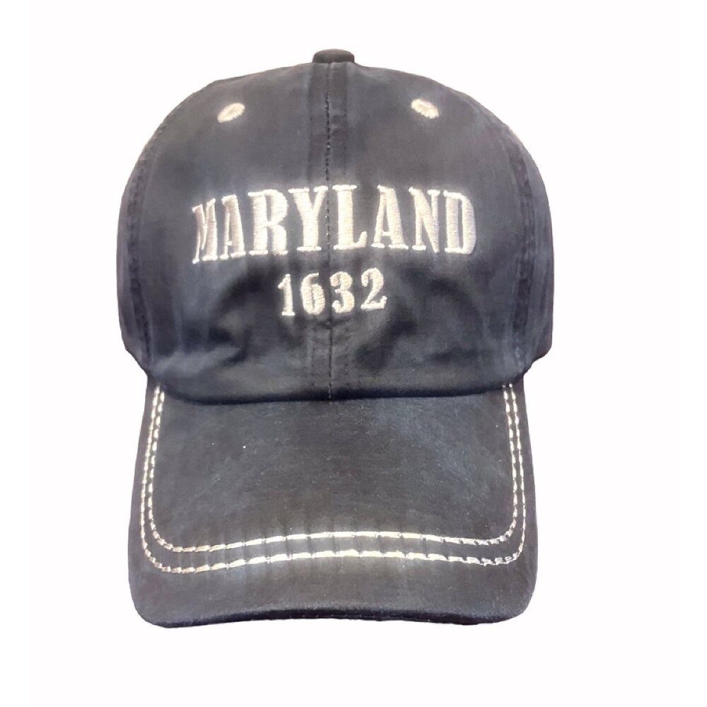 Maryland 1632 Cotton Waxed Style Mesh Navy Cap Hat NEW Fast Ship